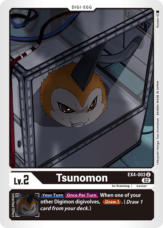 Digimon Card Alternative Being Tsunomon EX4-003 U