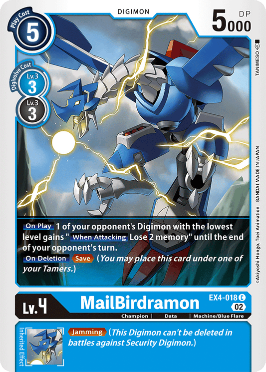 Digimon Card Alternative Being MailBirdramon EX4-018 C