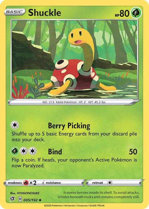 005/192 Shuckle Rebel Clash (RCL) Uncommon