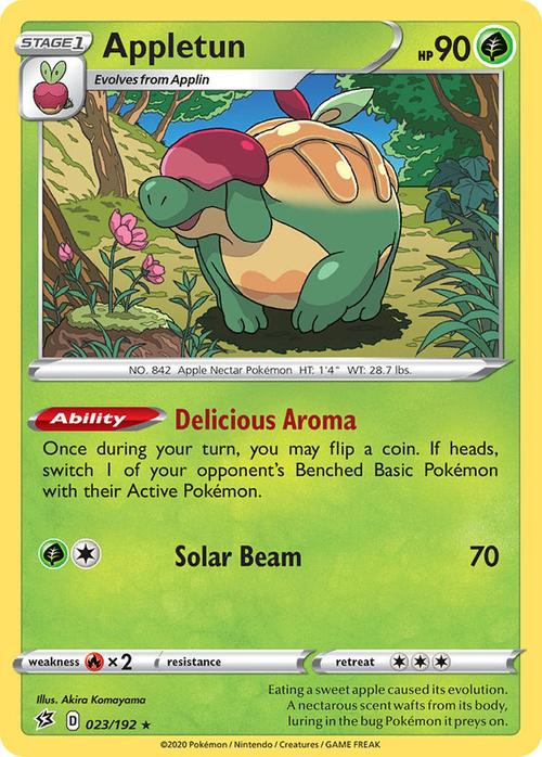 023/192 Appletun Rebel Clash (RCL) Holo Rare