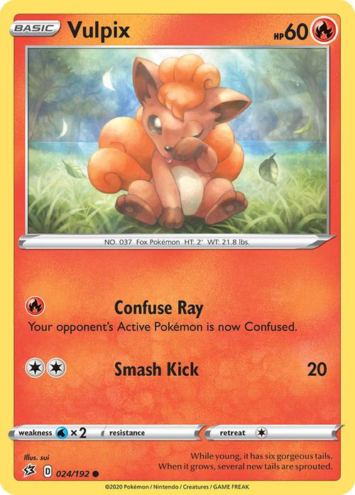 024/192 Vulpix Rebel Clash (RCL) Common