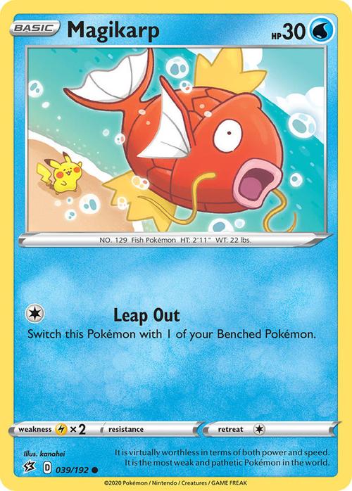 039/192 Magikarp Rebel Clash (RCL) Common