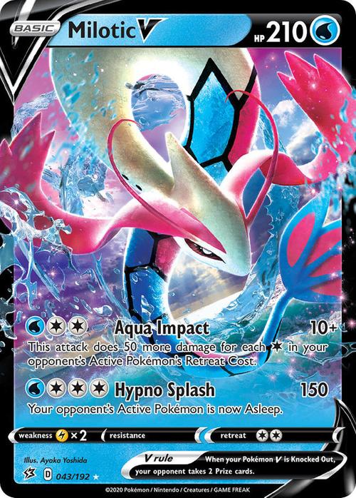 043/192 Milotic V Rebel Clash (RCL) Ultra Rare