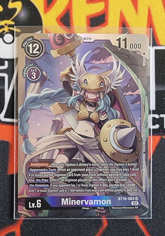 Digimon Card Xros Encounter Minervamon BT10-083 SR