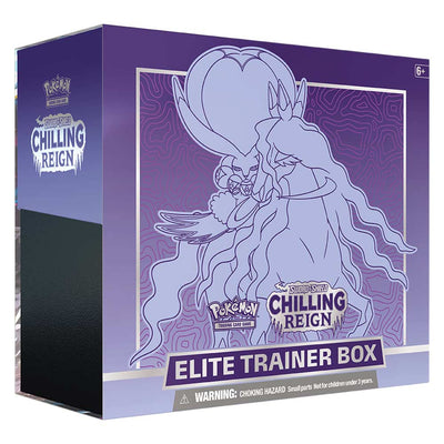 POKEMON TCG Chilling Reign Elite Trainer Box - 影骑士 CALYREX