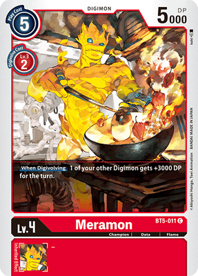 Digimon Card Battle of Omni Meramon BT5-011 C