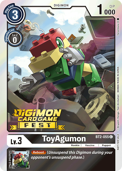 Digimon Card ToyAgumon BT2-055 C (DigiFest)