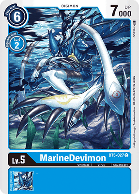 Digimon Card Battle of Omni MarineDevimon BT5-027 C
