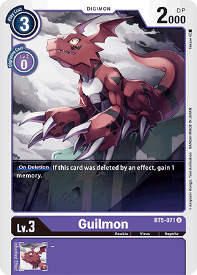 Digimon Card Battle of Omni Guilmon BT5-071 U