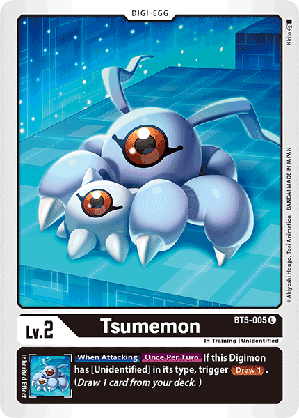 Digimon Card Battle of Omni Tsumemon BT5-005 U