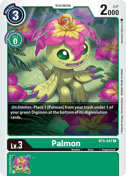 Digimon Card Battle of Omni Palmon BT5-047 C