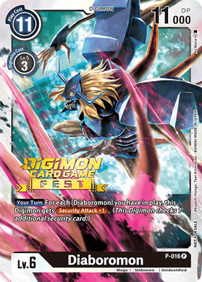 Digimon Card Diaboromon P-016 P (DigiFest)
