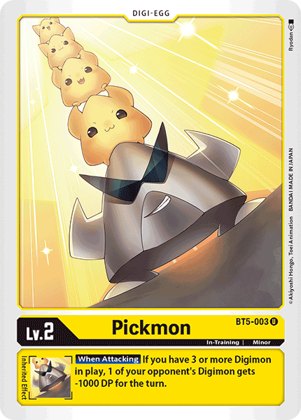 Digimon Card Battle of Omni Pickmon BT5-003 U