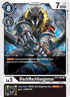 Digimon Card Battle of Omni BlackMachGaogamon BT5-068 C