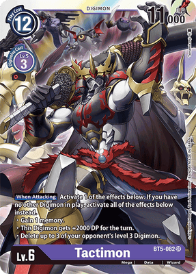 Digimon Card Battle of Omni Tactimon BT5-082 SR