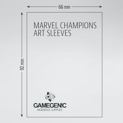 Gamegenic Marvel Champions Art Sleeves (50s) - Spiderman