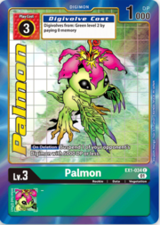 Digimon Card Classic Collection Palmon EX1-034 C Alternative Art