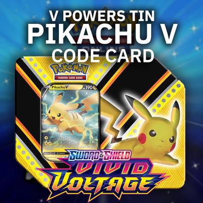 <transcy>Pokemon Online (PTCGO) kodekort V Powers Tin: Pikachu V.</transcy>
