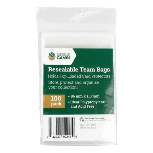 Let's Play Games - Resealable Team Bags