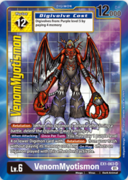 Digimon Card Classic Collection VenomMyotismon EX1-063 SR Alternative Art